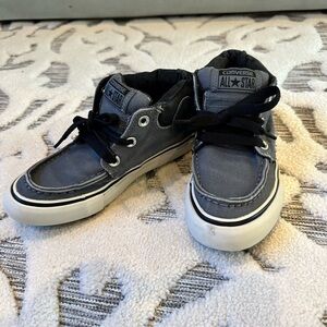 Converse Kids' Black and Gray Sneakers